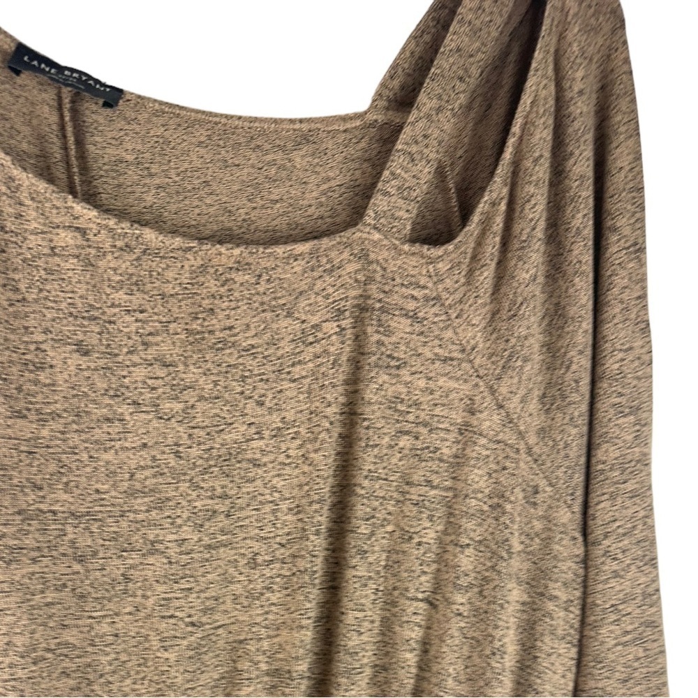 Lane Bryant One-Shoulder Smocked Waist Hacci Knit Sweater Jumpsuit Sz 22/44 Plus - Picture 7 of 11